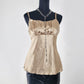 Champagne Milkmaid Babydoll Tank Top