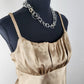 Champagne Milkmaid Babydoll Tank Top