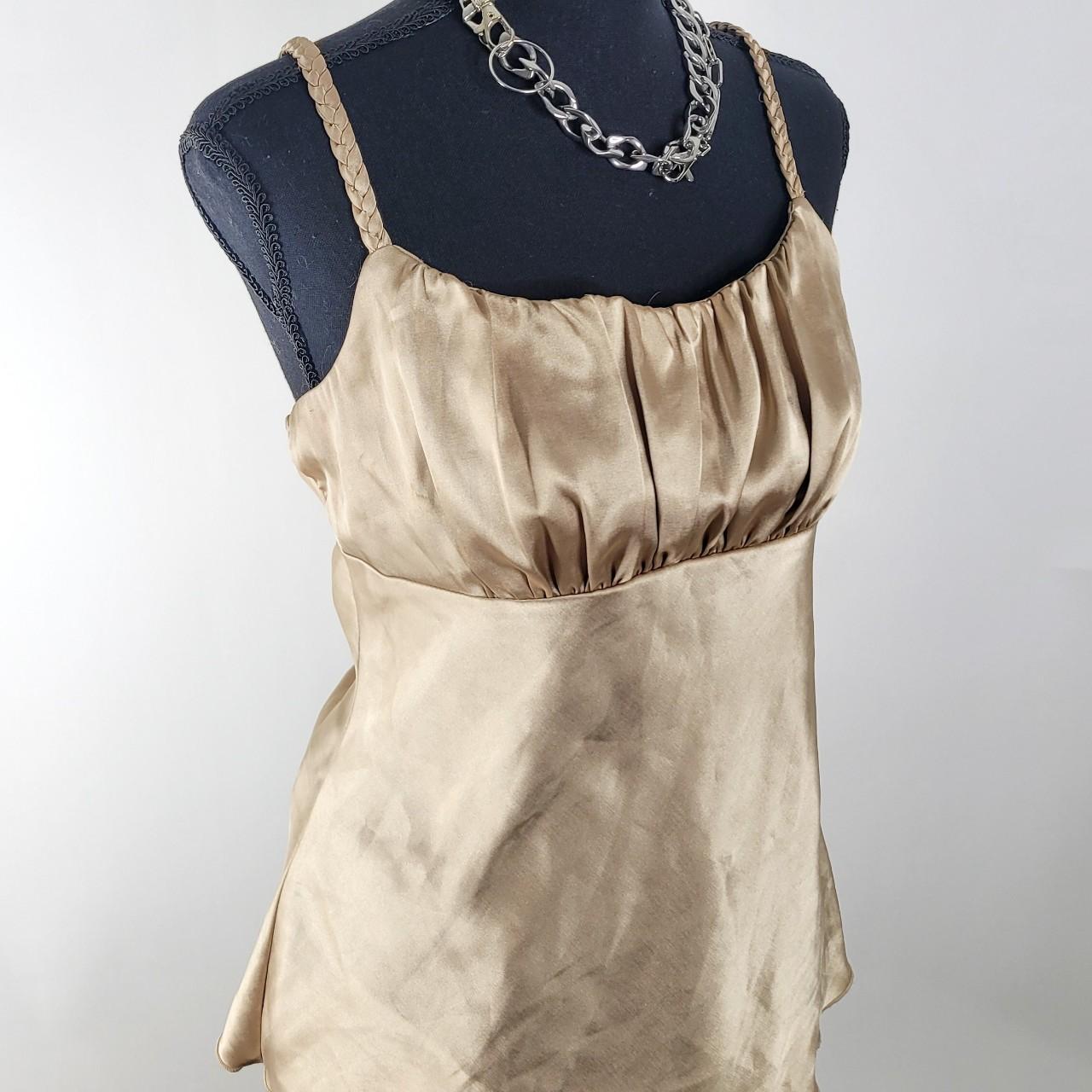 Champagne Milkmaid Babydoll Tank Top