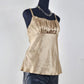 Champagne Milkmaid Babydoll Tank Top