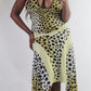 Black + Yellow Animal Print ISL Dress