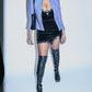 Periwinkle Genuine Leather Jacket