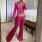 Velvet Y2K Autumn Two Piece Set